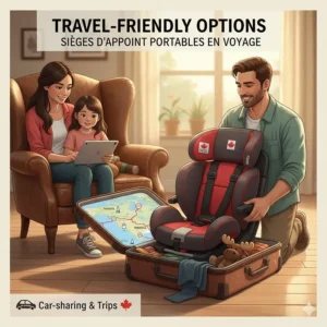 Close-up illustration of the Universal Anchorage System (UAS) used to secure many of the best booster seats in Canada.