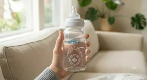 A side-by-side comparison chart of glass and BPA-free plastic options for the best anti-colic bottles available in Canada.