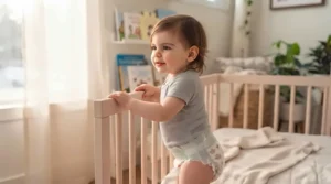 Pull-up style disposable diapers assisting toddlers during the transition of Canadian potty-training routines.