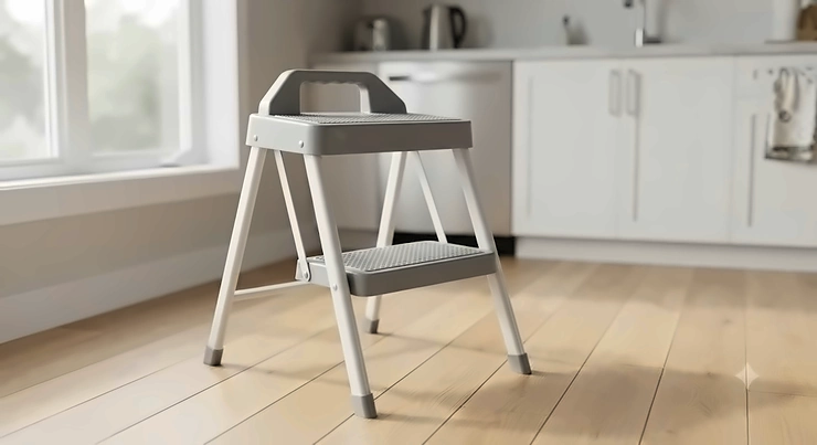 An affordable plastic step stool under $25 CAD suitable for everyday household use in Canada. step stools under $25 CAD