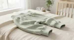 Eco-friendly bamboo fabric training pants for girls, offering soft and sensitive-skin protection.