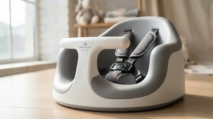 Ergonomic potty chairs for toddlers highlighting an integrated splash guard for cleanliness.